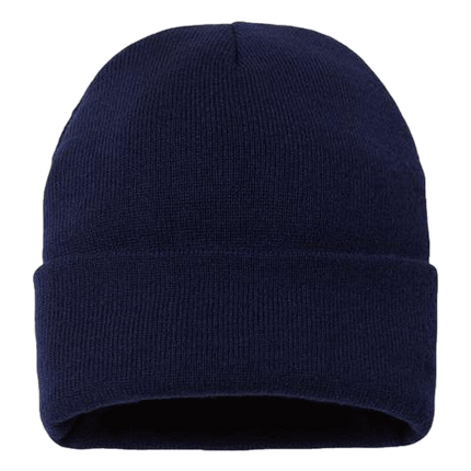 Lined Winter Hats sold by RQC Supply Canada located in Woodstock, Ontario shown in Navy Blue Colour