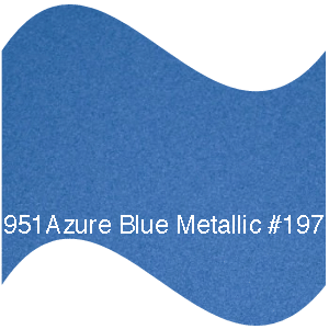 Discontinued Oracal 951 Azure Blue Metallic Adhesive Vinyl #197 - Glitter Gloss Finish