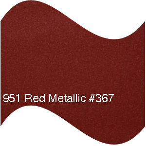 Discontinued Oracal 951 Red Metallic Adhesive Vinyl #367 - Glitter Gloss Finish