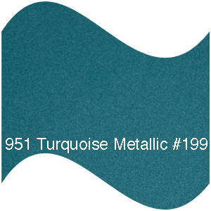 Discontinued Oracal 951 Turquoise Metallic Adhesive Vinyl #199 - Glitter Gloss Finish