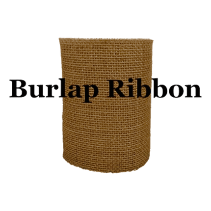 Burlap Ribbons sold by RQC Supply Canada located in Woodstock, Ontario