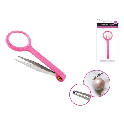 Beading/Jewelry Tool: Tweezer-Scope Tweezer w/Magnifyer in one sold by RQC Supply Canada