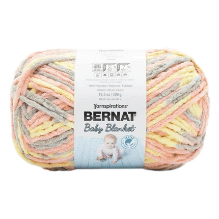 Bernat Baby Blanket Yarn sold by RQC Supply Canada showing spring Blossom colour