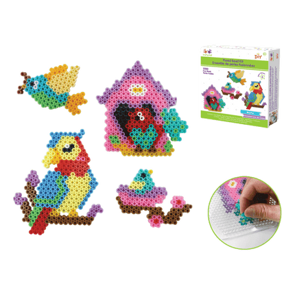Bird Fun DIY Iron Fused Bead Kit sold by RQC Supply Canada an arts and craft store located in Woodstock, Ontario