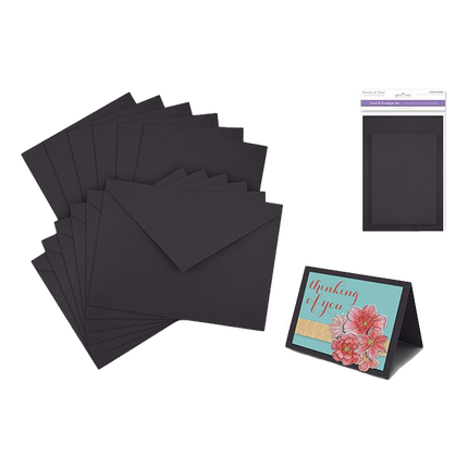 Black Card Making Envelope Set sold by RQC Supply Canada  Edit alt text