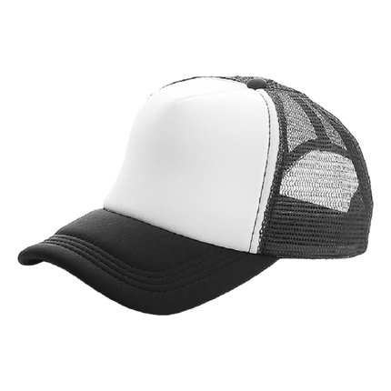 Foam Trucker Hats sold by RQC Supply Canada a craft store located in Woodstock, Ontario  Edit alt text shown in black and white colour