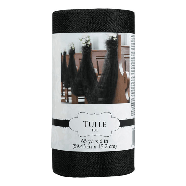 Black  Tulle sold by RQC Supply Canada located in Woodstock, Ontario