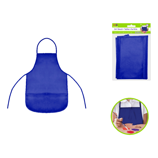 Krafty Kids: Less-Of-A-Mess DIY Canvas Apron w/Velcro Closure 13.5"x19"