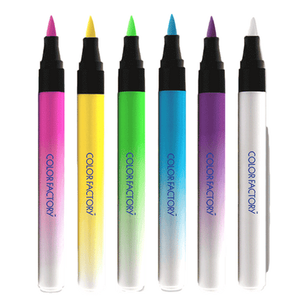 Touch and Mix Gradient Markers Brush Tip Alcohol Based Ink made by Color Factory sold by RQC Supply Canada located in Woodstock, Ontario shown in bright blend