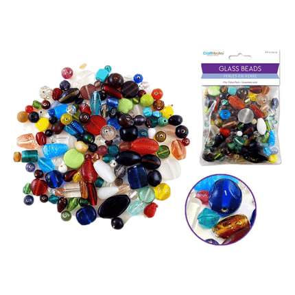 Craft Medley Bulk Mix Value Glass Beads sold by RQC Supply Canada