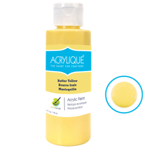 Butter Yellow Acrylic Paint 4oz sold by RQC Supply Canada