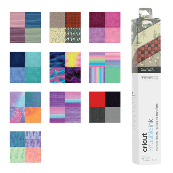 Cricut Infusible Ink Transfer Sheet Patterns - 4 Sheets – RQC Supply