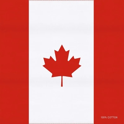 Square Cotton Bandanas shown in Canada Day Flag Print sold by RQC Supply Canada