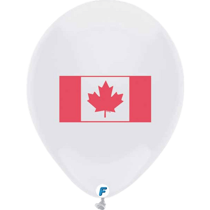Canada Day Latex Balloons sold by RQC Supply Canada located in Woodstock, Ontario 