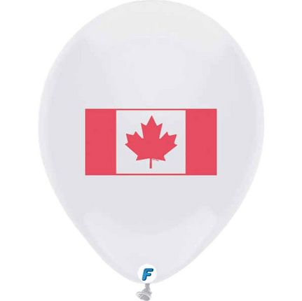 Canada Day Latex Balloons sold by RQC Supply Canada located in Woodstock, Ontario 