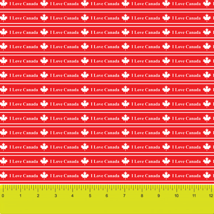 12"  Canada Day Pattern Vinyl