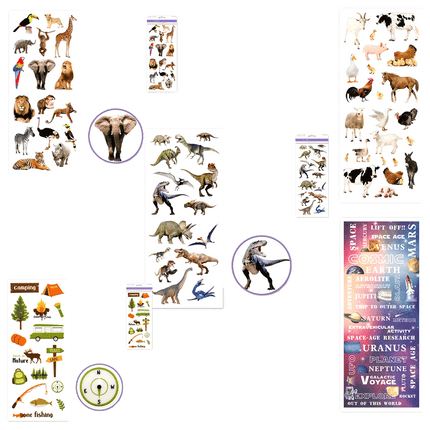 Clear Scrapbooking Stickers sold by RQC Supply Canada located in Woodstock, Ontario