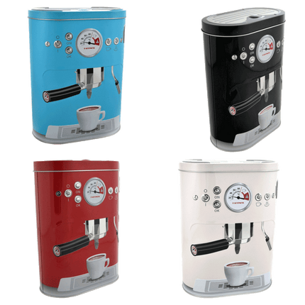 Coffee Tins for sale by RQC Supply Canada located in Woodstock, Ontario