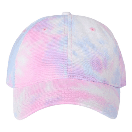 Cotton Candy Tie Dye Hats sold by RQC Supply Canada located in Woodstock, Ontario