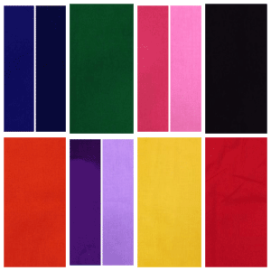 Square Cotton Bandanas - Available in Assorted Colours