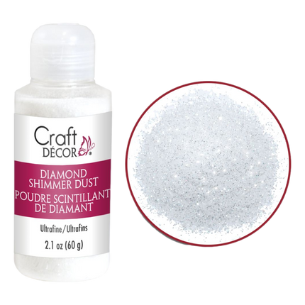 Craft Decor Diamond Shimmer Dust sold by RQC Supply Canada
