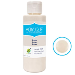Creme Acrylic Paint 4oz sold by RQC Supply Canada