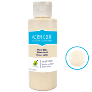 Warm White Acrylic Paint 4oz sold by RQC Supply Canada