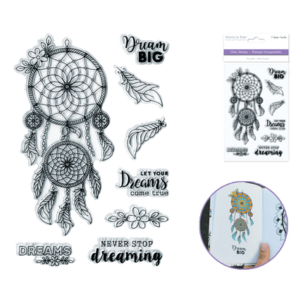 Forever in Time: Dream Big Clear Stamps sold by RQC Supply Canada