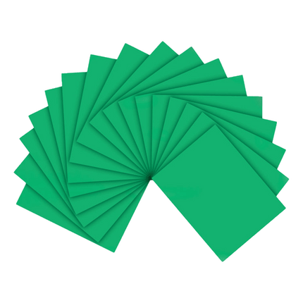 Foam Sheets stocked at your neighbourhood craft store RQC Supply Canada located in Woodstock, Ontario show in Emerald Green Colour