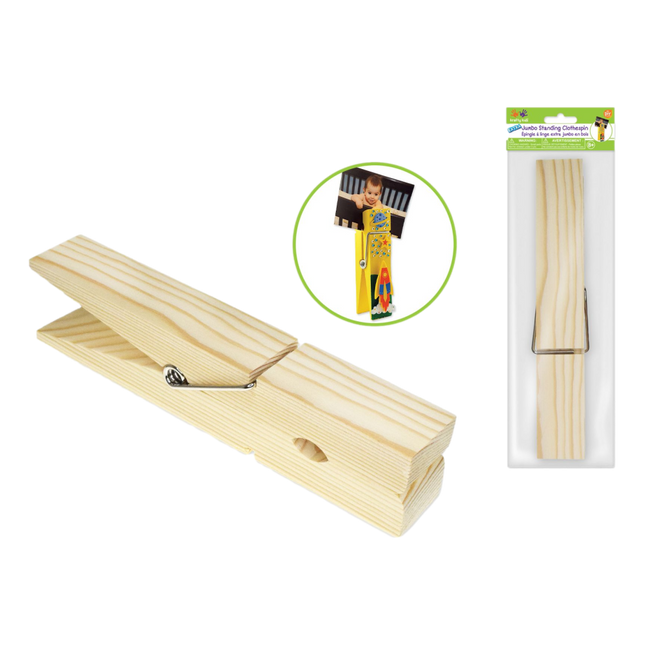 Jumbo Standing Clothespin sold by RQC Supply Canada