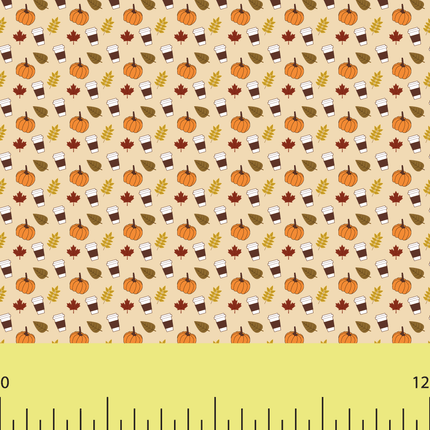 Fall Pumpkin Latte Adhesive & HTV Pattern, sold by RQC Supply Canada.