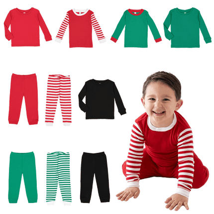 Family Pajamas - Toddler PJ matching top and bottoms in all available colours. Sold by RQC Supply.