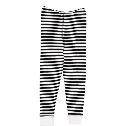 Family Pajamas - Youth PJ Black Stripe Pant. Sold by RQC Supply Canada.