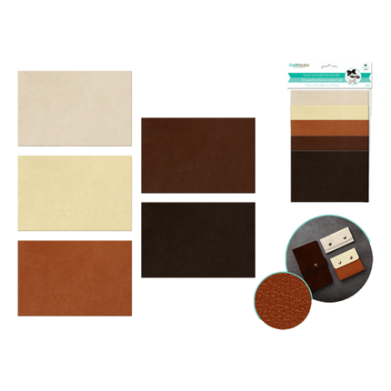 Faux Leather Swatches sold by RQC Supply located in Woodstock, Ontario shown in suede