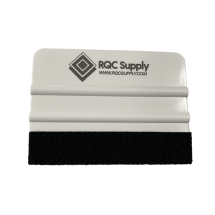 White Scraper with felt edge sold by RQC Supply Canada located in Woodstock, Ontario