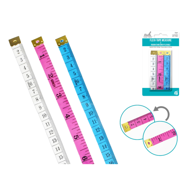 Flexible Seamstress Measuring Tapes sold by RQC supply Canada