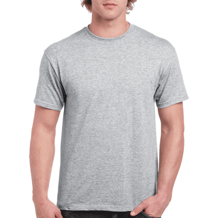 2000 Men's Adult Ultra Cotton Short Sleeve T-Shirt by Gildan. Shown in Sport Grey, sold by RQC Supply Canada.