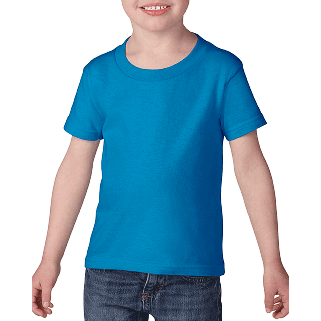 64600P Toddler Softstyle Short Sleeve T-Shirt by Gildan. Shown in Sapphire, sold by RQC Supply Canada.