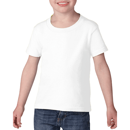 64600P Toddler Softstyle Short Sleeve T-Shirt by Gildan. Shown in White, sold by RQC Supply Canada.