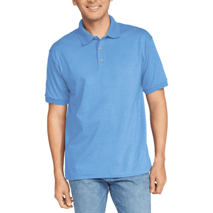 8800 Men's Polo Shirt Dry Blend Jersey Sport Shirt by Gildan. Shown in Carolina Blue, sold by RQC Supply Canada.