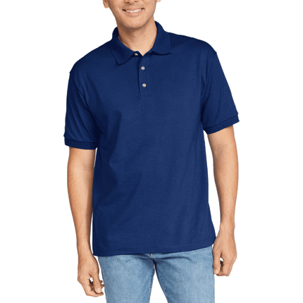 8800 Men's Polo Shirt Dry Blend Jersey Sport Shirt by Gildan. Shown in Navy Blue, sold by RQC Supply Canada.