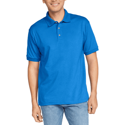 8800 Men's Polo Shirt Dry Blend Jersey Sport Shirt by Gildan. Shown in Royal Blue, sold by RQC Supply Canada.