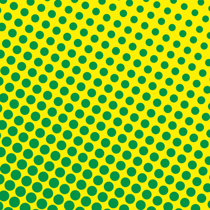 Yellow Background Green Polka Dots Super Hero Themed Printed Pattern Vinyl Custom printed at RQC Supply Canada available in HTV Heat Transfer Vinyl and Adhesive Vinyl (Sticker Vinyl)