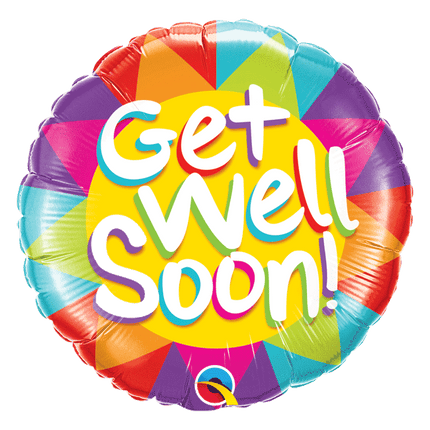 Get well soon sunshine Balloons Mylar sold by RQC Supply Canada located in Woodstock, Ontario