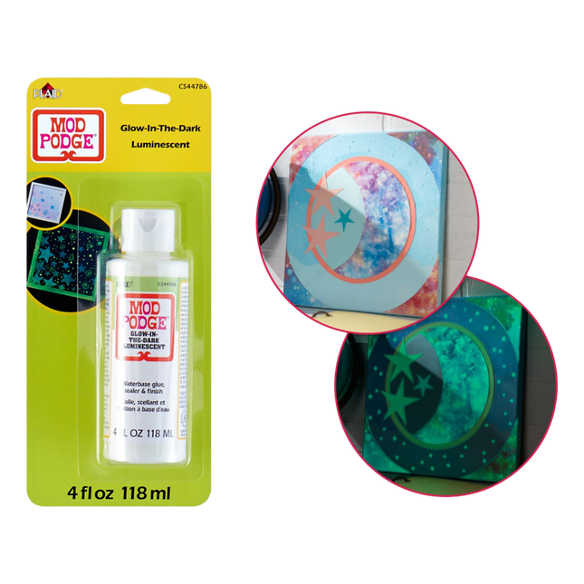 Glow in the Dark Mod Podge sold by RQC Supply Canada