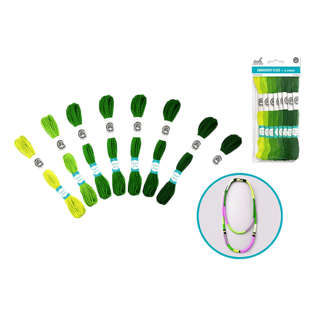 Go Green Embroidery Floss sold by RQC Supply Canada