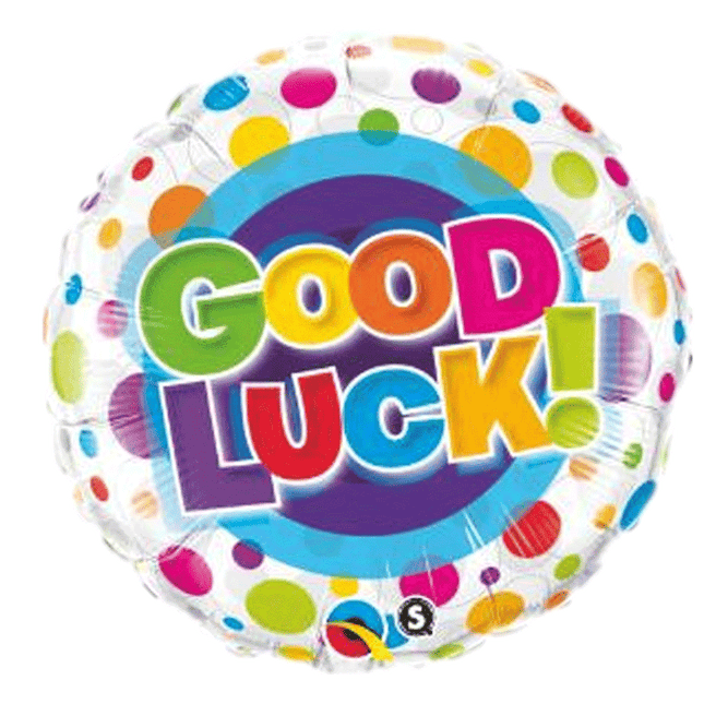 Good Luck Foil Balloons sold by RQC Supply Canada located in Woodstock, Ontario