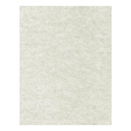 Get your Parchment Paper Cardstock in 8.5" x 11" width now sold at RQC Supply Canada located in Woodstock, Ontario, showing grey parchment paper scrapbooking paper