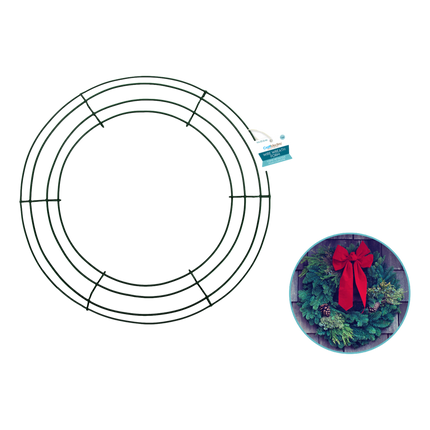 Green Wire Wreath sold by RQC Supply Canada