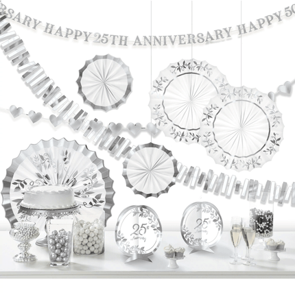 Happy 25th anniversary Decorations sold by RQC Supply Canada